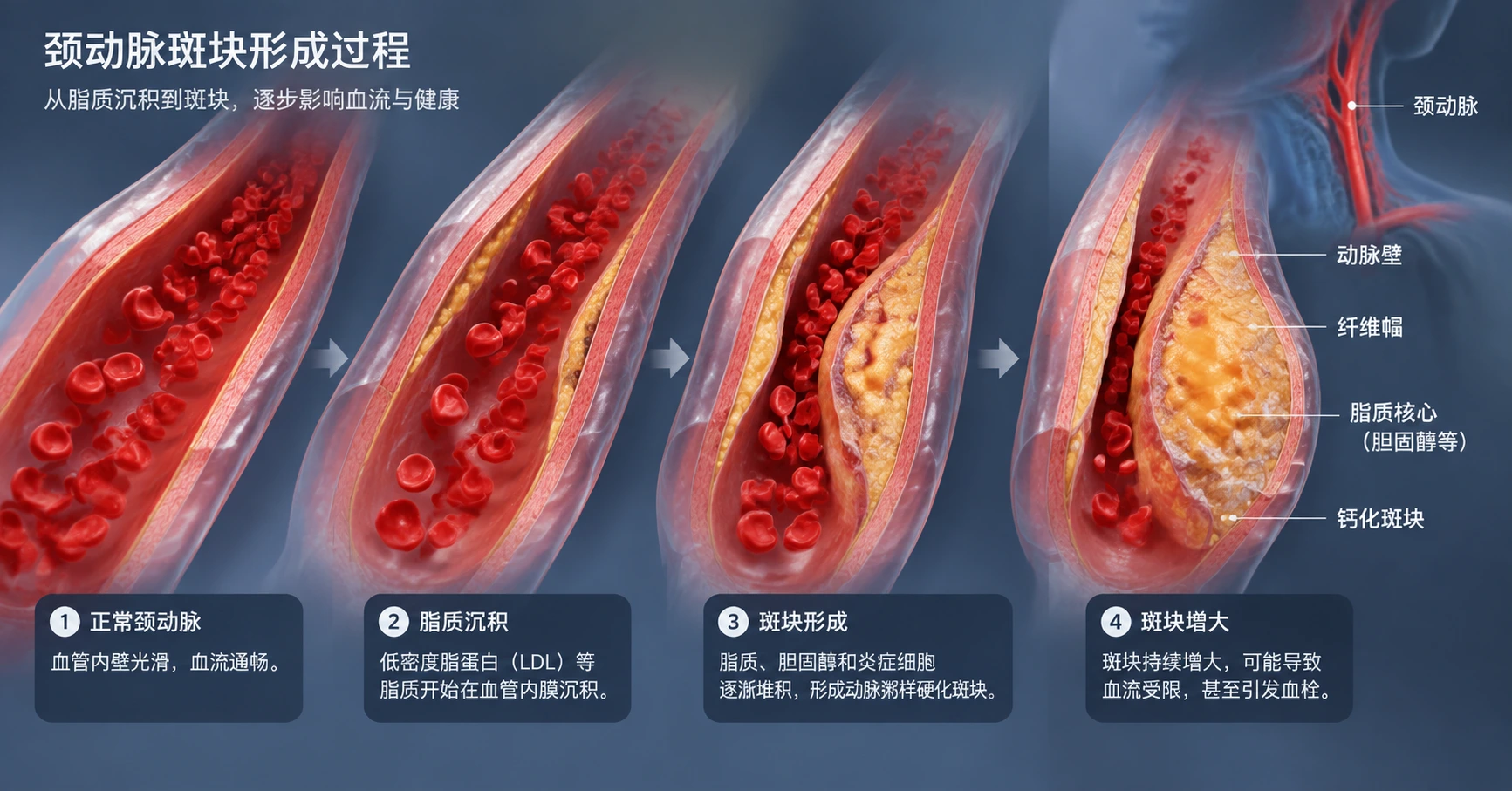 Tìm hiểu về mảng xơ vữa động mạch cảnh và ảnh hưởng sức khỏe - image 3