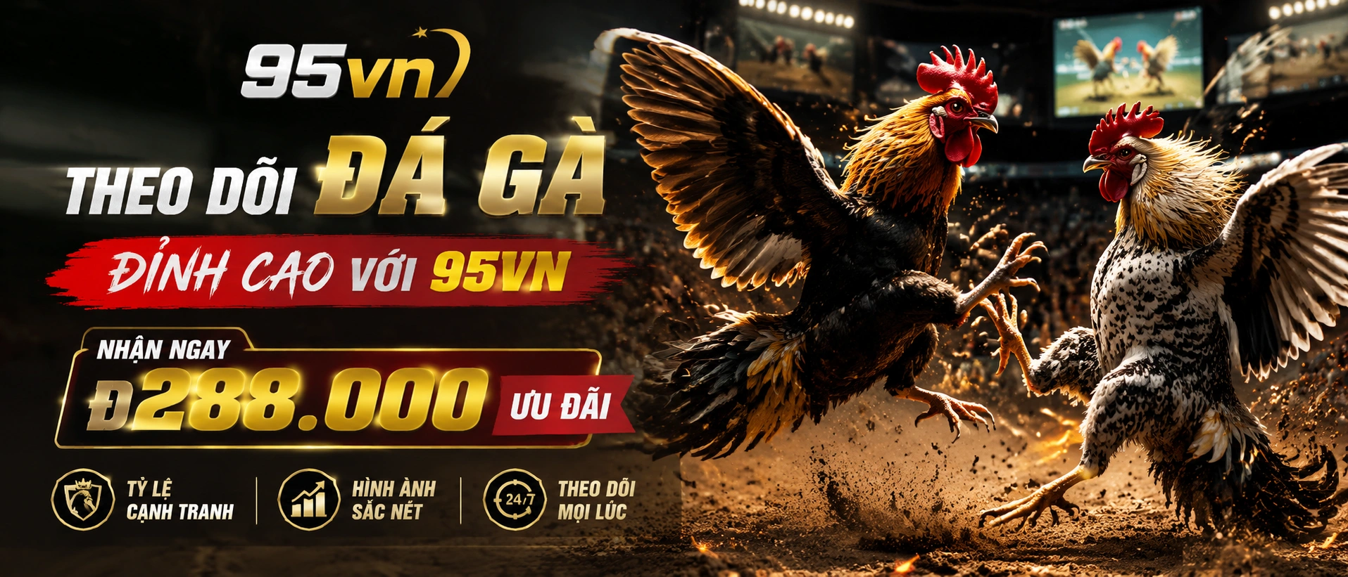 Giao diện Đá Gà mobile trên 95VN