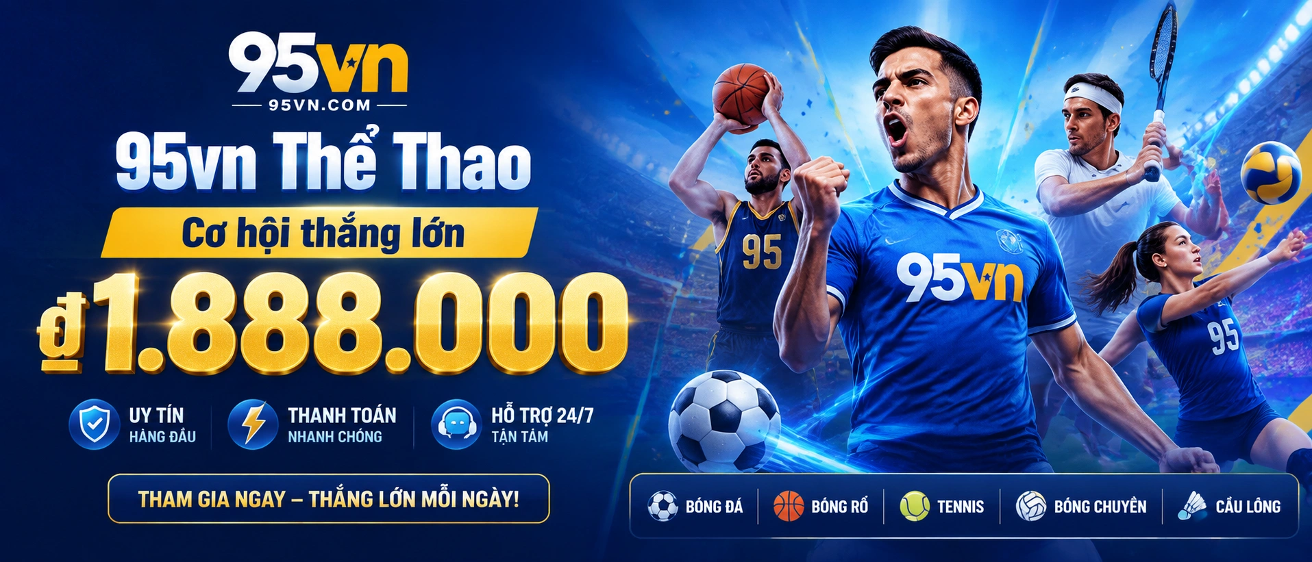 Hình ảnh thể thao 95vn.com.bz thể hiện trải nghiệm xem giải đấu và cập nhật nhanh