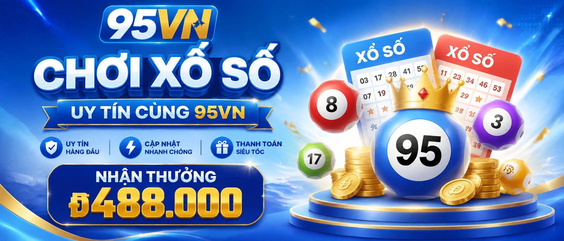 Khối thống kê và dữ liệu xổ số tại 95vn.com.bz